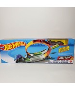 NEW Mattel Hot Wheels Loop Star Action Set with Black and Red Car  - £8.92 GBP