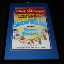 Snow White and the Seven Dwarfs Framed 11x17 Repro Poster Display - £38.91 GBP