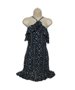 Lost + Wander Sundress Small Blue Cream Geometric Tribal Spaghetti Strap... - $50.59