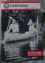 Collectible Boy Scout Booklet, Canoeing, Merit Badge Series 1985 VGC - $6.92