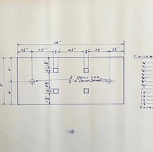 1949 Railroad Bangor Aroostook Shims Bridge E 2.80 Blueprint B3 Trains D... - $1,579.35 MXN