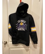 $70 Youth Boy&#39;s NBA LA Lakers Basketball Gym Fleece Hoodie Sweatshirt 14... - £34.82 GBP