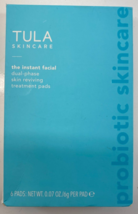 TULA Skin Care Instant Facial Dual-Phase Skin Reviving Treatment Pads 6 ... - £29.99 GBP