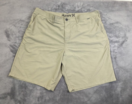 Hurley Men&#39;s Kahki Chino Shorts with Pockets size 40 - £10.13 GBP