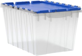 12-Gallon Plastic Stackable Storage Keepbox Tote Container With, Mils 66486 - £29.82 GBP