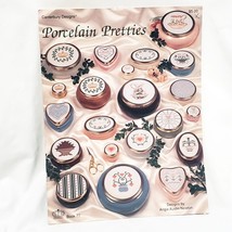 Porcelain Pretties Cross Stitch Pattern Leaflet 77 Canterbury Designs Pitcher - $15.83
