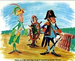 Captain Bligh and Bounty &amp; Insurance Agent Color Comic Print 1970 - $27.79