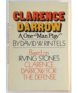 Clarence Darrow A One-Man Play David W. Rintels Irving Stone Doubleday 1... - £14.37 GBP