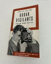 How à Utiliser Le Kodak Vigilants Six-20 &amp; Six-16 Brochure Manuel - $29.55