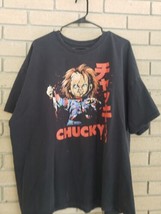 Black &quot;Chucky&quot; Horror T-Shirt Size: 3X - £8.78 GBP