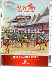 Saratoga Race Course 2016 Program Alabama Stakes Songbird Mike Smith Ira... - £14.87 GBP
