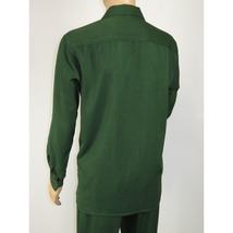 Men's MONTIQUE Two Piece Set Walking Leisure Suit Long Sleeves 1641 H. Green image 5