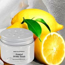 Lemon Fresh Linen Scented Aroma Beads Room/Car Air Freshener - £22.50 GBP+