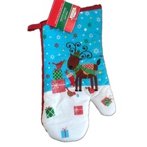 1- Holiday Kitchen REINDEER OVEN MITT Forest Animal Novelty Christmas Decoration - £3.77 GBP