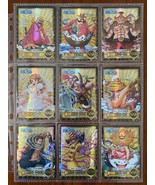 One Piece Anime Collectable Trading Card SSR BIG MOM Crew 18 Cards Set Gold - £10.38 GBP