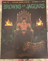 Cleveland Browns Jacksonville Jaguars Day  Posters Stadium Give Away 12/10/2023 - £7.85 GBP