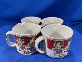 1989/1993 Campbell&#39;s Kids Soup Mugs - Set Of 4 (2 Of Each Year)  - Westwood  - £25.01 GBP