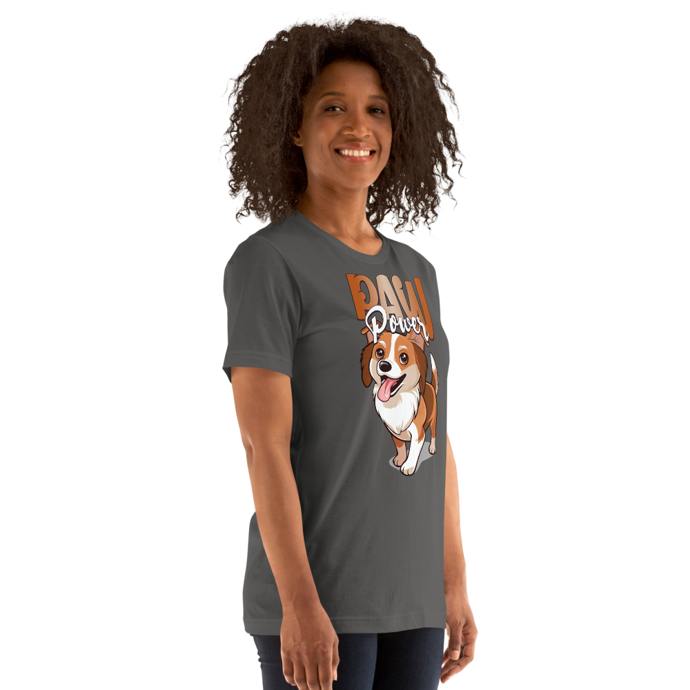 Unisex T-Shirt – Paw Power Asphalt Item image 10