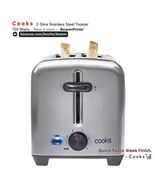 Cooks 2-Slice Stainless Steel Toaster, 750 Watts - $290.66 MXN