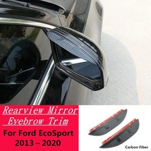 For  Eco Eco  2013-2020   Side View Mirror  Cover Stick Trim Shield Eyebrow Acce - £47.35 GBP
