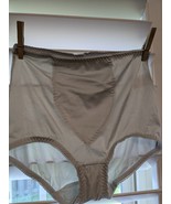 Vintage Cupid  sz XL nylon panties shiny shaper brief control girdle sli... - $24.60 CAD