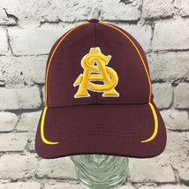 Arizona State Sun Devils Mens OSFA Hat Maroon Adjustable Baseball Cap - £11.76 GBP