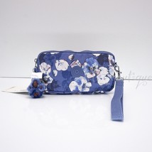 NWT New Kipling KI4504 Lowie Pouch Wallet Wristlet Polyester Winter Bloo... - $38.95