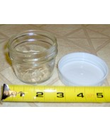 Small Jelly Jar &amp; CAP Clear Glass BALL 1/4 Pint 4oz Baby Food Freezer Sa... - $18.54