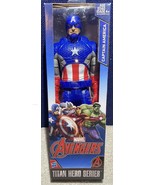 Marvel Avengers Titan Hero Series Collectible 12-Inch Captain America Ne... - £6.25 GBP