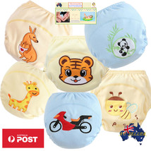 6X Potty Toilet Training Pants for Girls Boys Unisex Designs AW-01 - £25.99 GBP