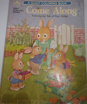 Golden A Giant Coloring Book The Tale of Peter Rabbit Used 1989 - $3.99