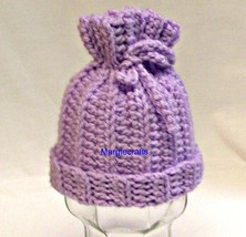 Handmade Crochet Baby Hat, Newborn, Girl, Boy, Infant, Shower Gift, Accessories - £9.58 GBP