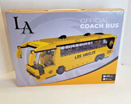 Cal State Los Angeles Bus Pro-Lion Brick Building Kit 459 Pcs Lego Compatible - £31.64 GBP