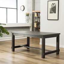 Rectangular Antique Wood Dining Table From Roundhill Furniture, Lotusville. - $338.96