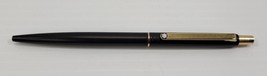 *B10) Vintage Montblanc Slim Line Matte Black Gold Ballpoint Pen - Germany - £78.91 GBP