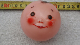 Vintage USSR Soviet Russian Baby Doll Rattle Toy About 1970 KOLOBOK - £15.45 GBP