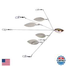 Yum Lures Yumbrella Flash Mob Jr. Castable Umbrella Rig for Bass Fishing - $37.19