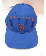 Vtg New York Mets Twins Enterprise Baseball Cap Hat Strapback Logo VTG N... - £11.81 GBP