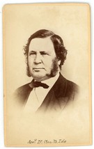 Antique ID&#39;d CDV Circa 1870s Alden Photo of  Rev George B. Ide Springfield MA - £59.14 GBP