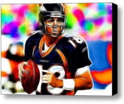 Denver Broncos Peyton Manning Framed 9X11 inch Limited Edition Art Print w/COA - £15.01 GBP