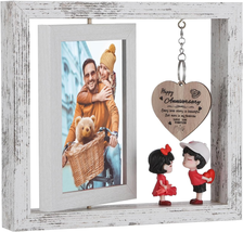 Anniversary Frame Gifts for Him Her, Happy Anniversary Wedding Gifts for Wife Hu - £32.89 GBP
