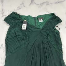 Tadashi Shoji Womens Silk Gown Dress Size 18 New Hunter Dark Green Off Shoulder - £96.56 GBP