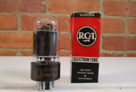 RCA 6BX7GT Vacuum Tube Black Plate Copper Rods TV-7 Tested New Old Stock... - £11.19 GBP