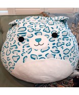 Squishmallows Toni The Teal Spotted Cheetah leopard blue Plush JUMBO lar... - $79.00