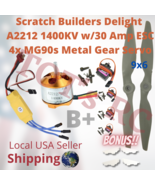 A2212 1000kv-1400kv | 30 AMP ESC 4x MG90s Mini Servo 3s ESC 30a ESC Prop... - €2,98 EUR+