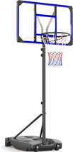 Kids Basketball Hoop Outdoor 4.82-8.53ft Adjustable, Portable Basketball Hoops - £115.75 GBP