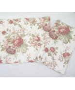 Waverly Norfolk Rose Floral Mulberry 2-PC Balloon Valances - £36.72 GBP