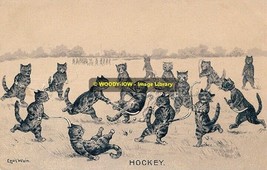 rp10189 - Louis Wain Cats - Hockey - print 6x4 - £2.27 GBP