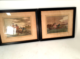 Antique English Sporting Prints, Humorous, Haymarket London, Ca 1860 - £33.51 GBP