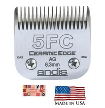 Andis Ceramic Edge 5FC 5F Blade*Fit Ag,Agc,Smc,Dblc Oster A5,A6,Many Wahl Clipper - £35.14 GBP